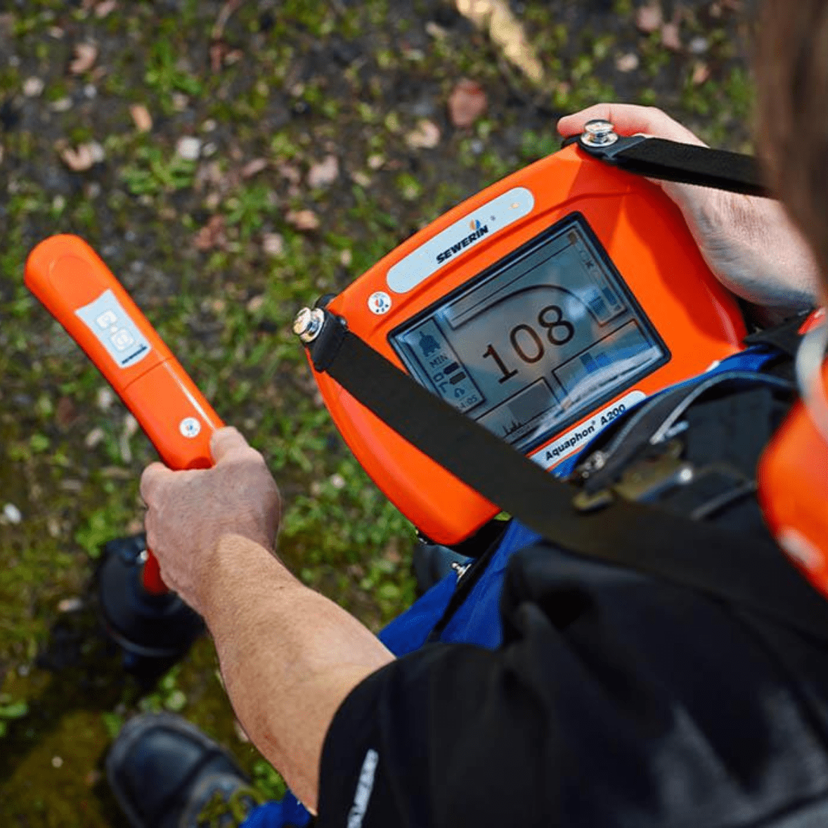 Lekdetectie toevoerleiding door Sanidetect – nauwkeurige detectie van verborgen lekkages met moderne apparatuur